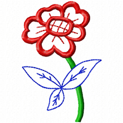 Flowers And Tree Embroidery Design 12 Flowers And Tree Embroidery Design 12